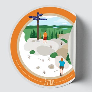 Autocollant/Sticker du Québec - Estrie
