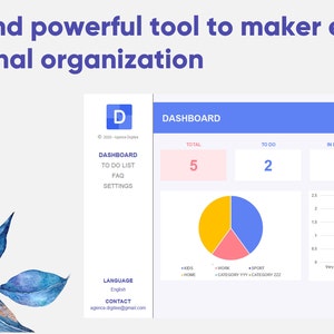 Excel To Do List Template Easy to use Excel Dashboard