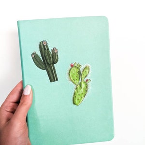 Cactus Clear Sticker Set / Prickly Pear / Saguaro / Stationery Set