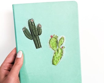 Cactus Clear Sticker Set / Prickly Pear / Saguaro / Stationery Set