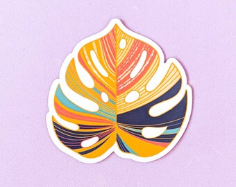 Magnet: Monstera / Magnets / Plant Magnets / Rare Plants / Plant Decor / Monstera / Philodendron / Pink Princess Philodendron