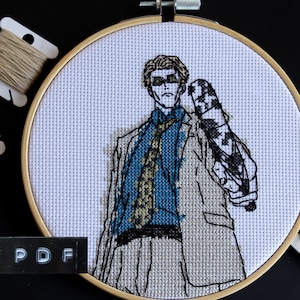 Instant Download Anime Cross Stitch Pattern PDF NK JJK