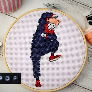 Anime Cross Stitch Embroidery pdf Pattern