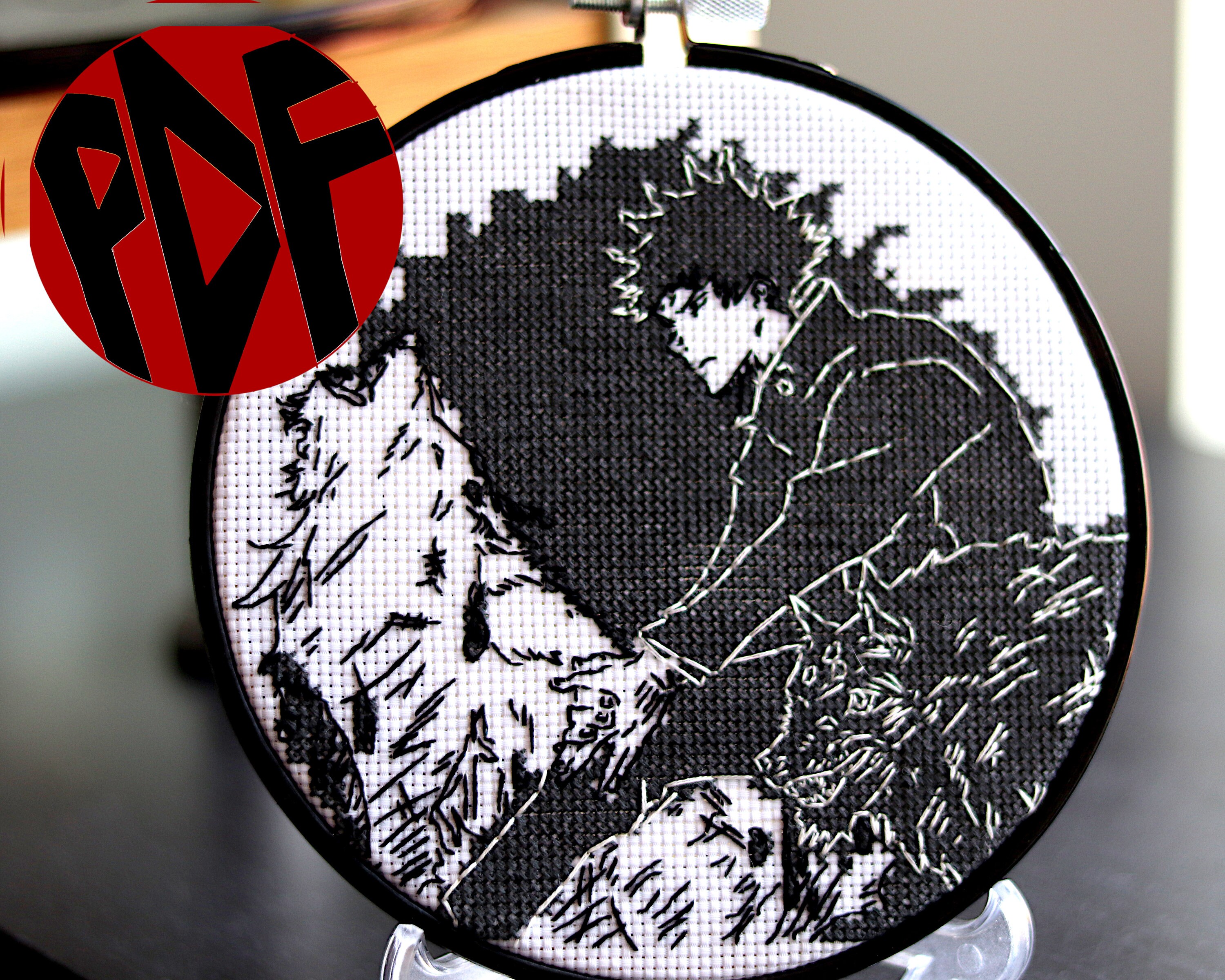Anime Cross Stitch Pattern JJK MF V2 Etsy