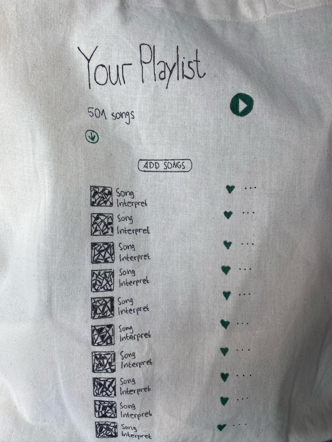 spotify receipt playlist