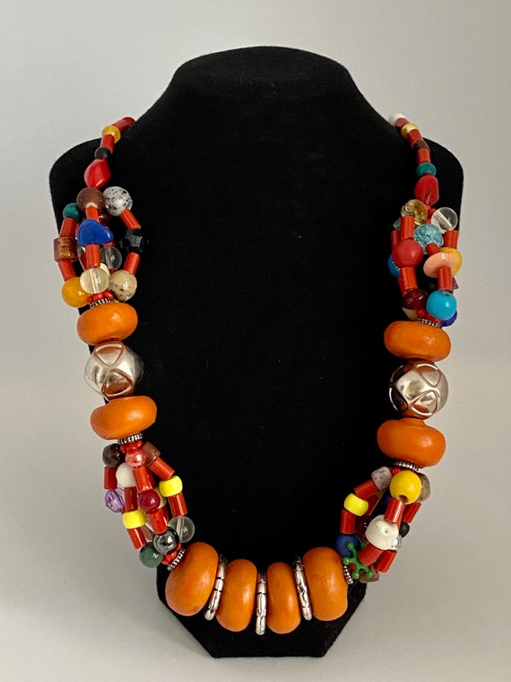 Handcrafted Moroccan Berber Necklace Amazigh Trib… - image 1
