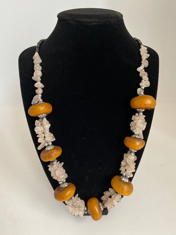 Vintage Moroccan Wedding Necklace Boho Chic Gem Vintage Moroccan Wedding Necklace Boho Chic Gem