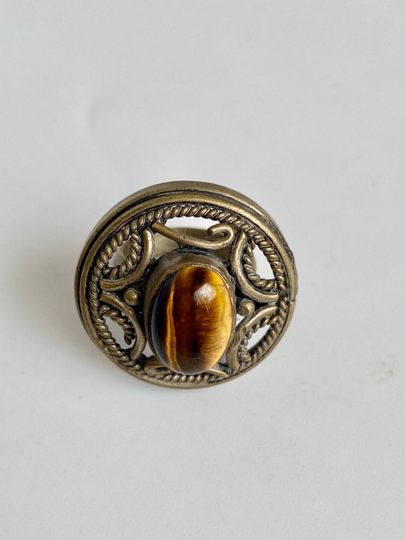 Vintage Handcrafted Berber Tribal Ring Stunning B… - image 1