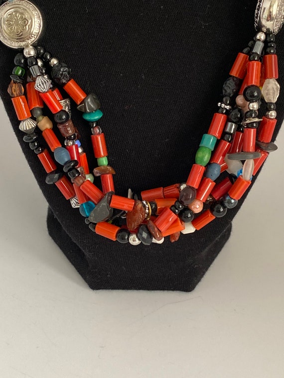 Handcrafted Moroccan Berber Necklace Amazigh Trib… - image 6