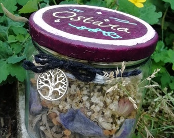 Pot-pourri d'Ostara. Fleurs séchées de printemps.