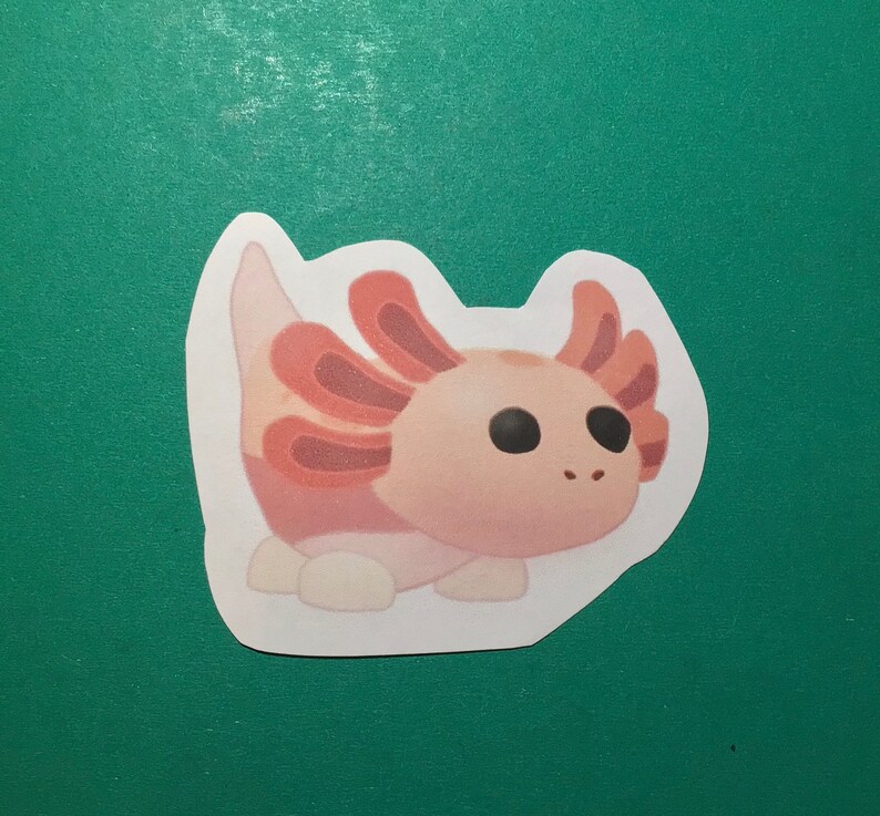 Axolotl Adopt Me Roblox Sticker Etsy Singapore