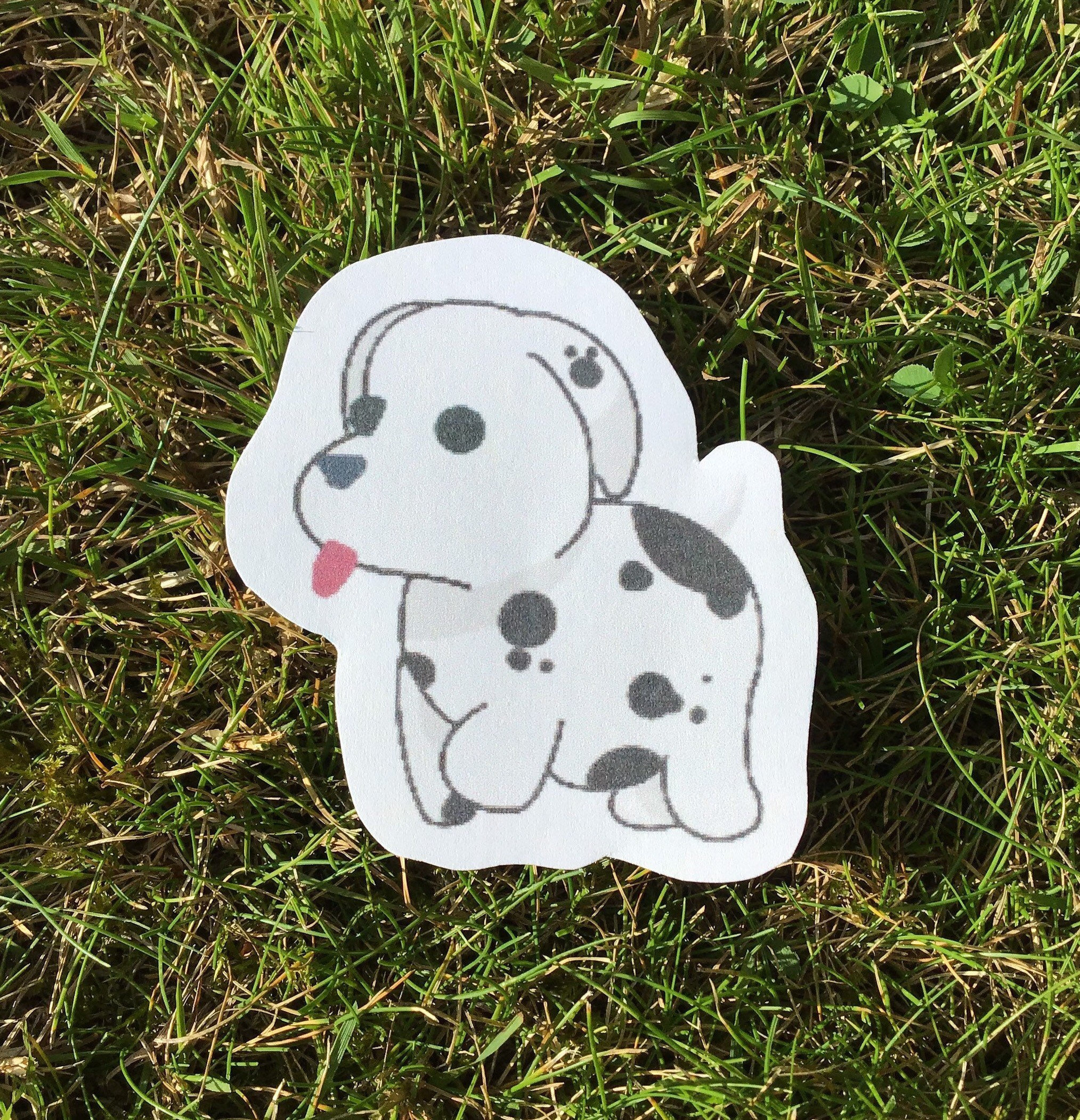 Roblox Adopt Me Dalmatian Dog Sticker Etsy - adopt me roblox dog