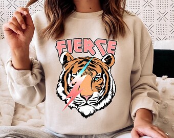 tiger head sweatshirt