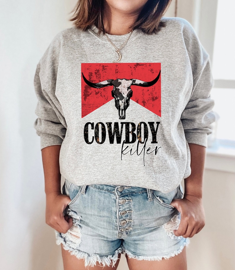 Cowboy Killer Sweatshirt Country Hoodie Western Shirt - Etsy