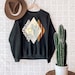 Cactus Sun Set Sweatshirt, Western Shirt, Southern Shirt, Retro Hoodie, Country Shirt, Boho Shirt, Cheetah Leopard Shirt, Cowgirl Sweatshirt 