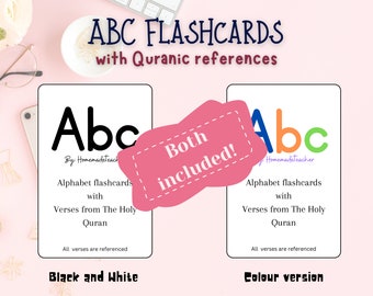 ABC Flashcards with Quranic references