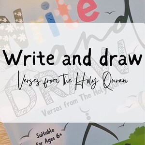 Write and draw Quranic verses - DIGITAL VERSION