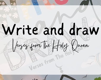 Write and draw Quranic verses - DIGITAL VERSION