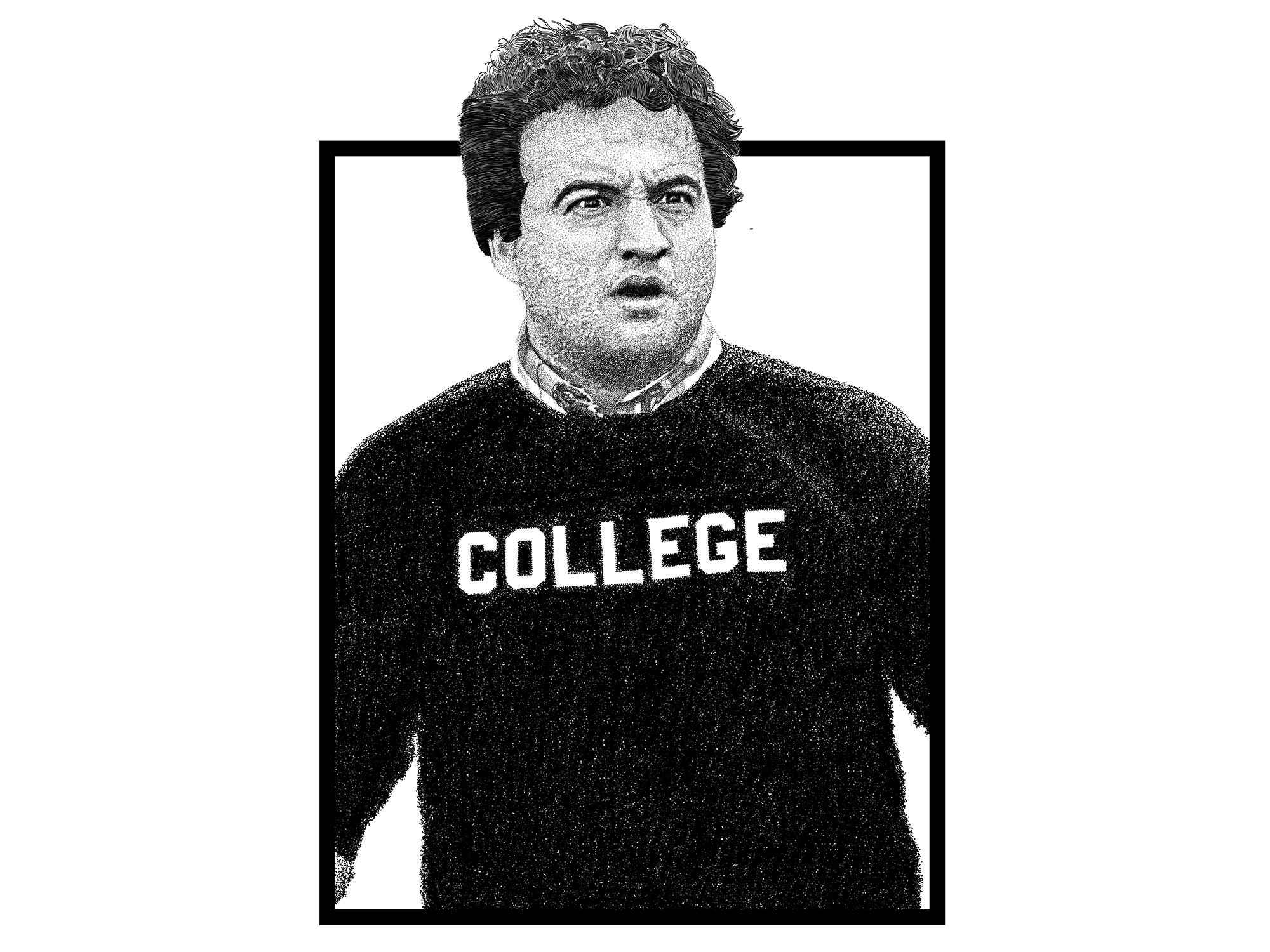 PRINTABLE Animal House Bluto John Belushi Illustration Download Files - Etsy