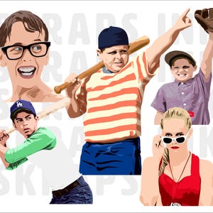 Sandlot Bundle SVG | PNG Instant Digital Download Files