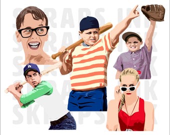Sandlot Bundle SVG | PNG Instant Digital Download Files