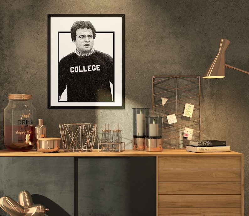 PRINTABLE Animal House Bluto John Belushi Illustration Download Files