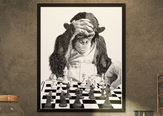 Life is like a game of chess I don't know how to play chess - Chess Game -  Posters and Art Prints