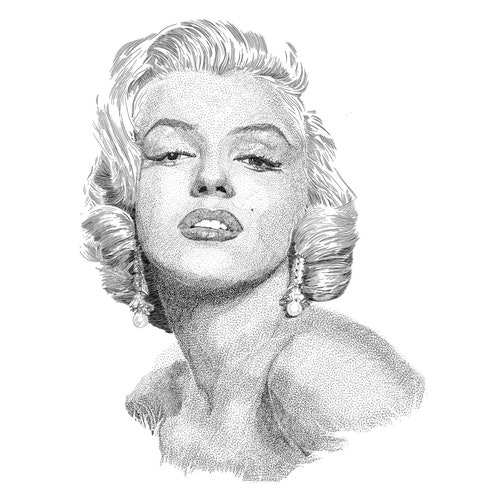Printable Marilyn Monroe Face Download 6 File Bundle pdf - Etsy