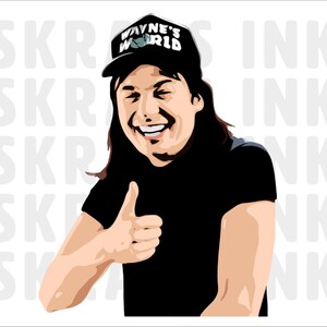 Wayne's World SVG | PNG | AI Instant Digital Download - Etsy