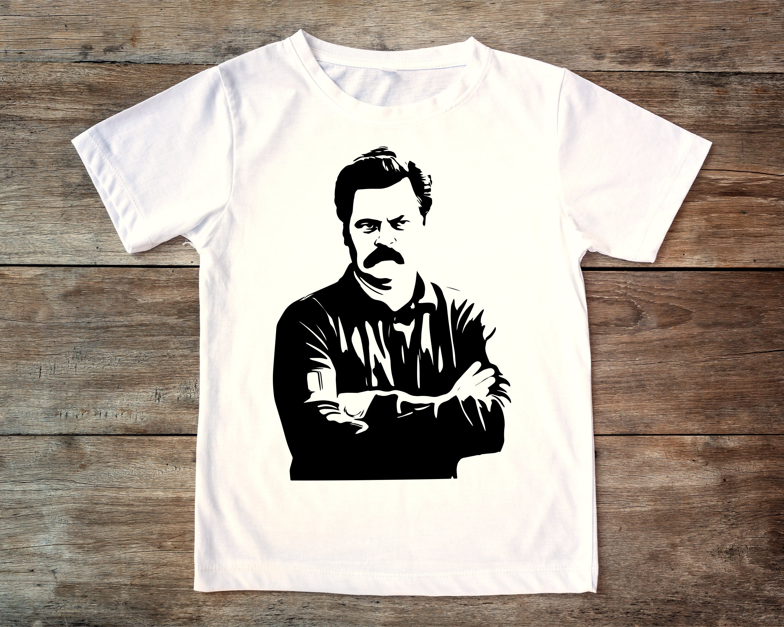 Archivos de descarga instantánea SVG/PNG/AI de Ron Swanson - Etsy México, image size:2500x2000