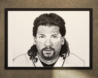 Kenny Powers Eastbound and Down Illustration Print