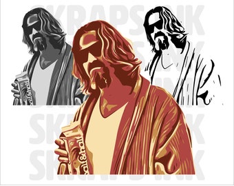 Big Lebowski The Dude SVG | PNG | AI Instant Digital Download