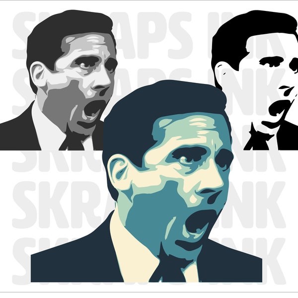 Michael Scott The Office SVG | PNG | AI Instant Download Files