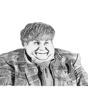 PRINTABLE Chris Farley Tommy Boy Illustration Digital Art Download Files