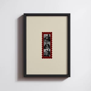 Personalised Custom Photo Print | Customised Gift | Polaroid Photobooth Style Print | Keepsake Wall Art | Family Couple Baby Decor