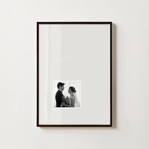Mount Photo Style Custom Print | Keepsake Gift | Custom Photo | Family Couple Baby Personalised Wall Decor Art
