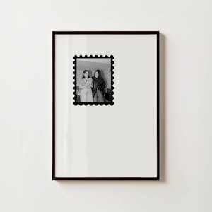 Stamp Mount Photo Style Custom Print | Keepsake Gift | Custom Photo | Family Couple Baby Personalised Wall Decor Art