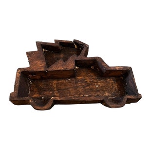 Truck Shape Dough Bowl/Large Rustic Truck/Western Boot Bowl/Unique Truck