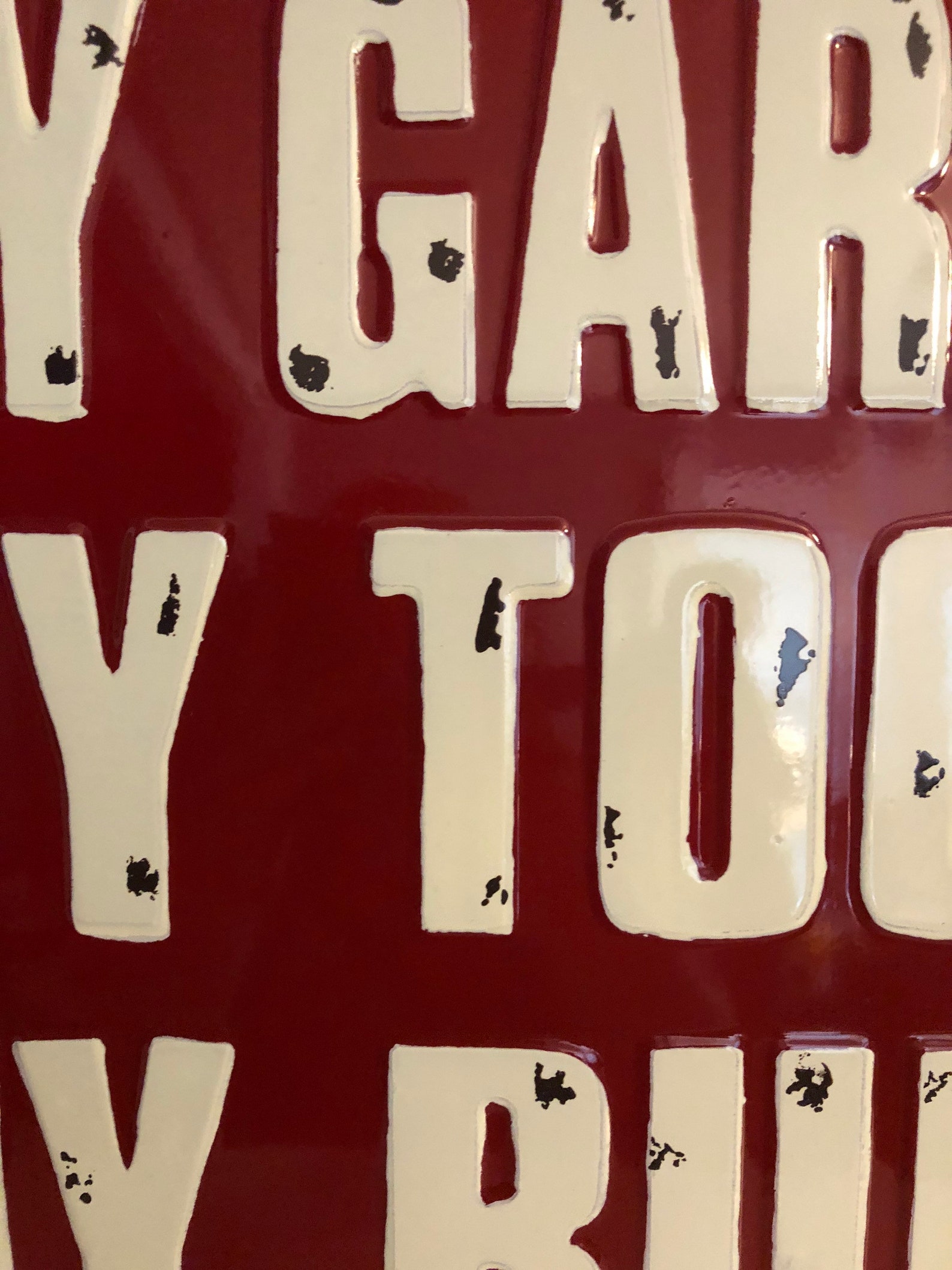 Meine Garage Meine Werkzeuge Meine Regeln Metall | Etsy