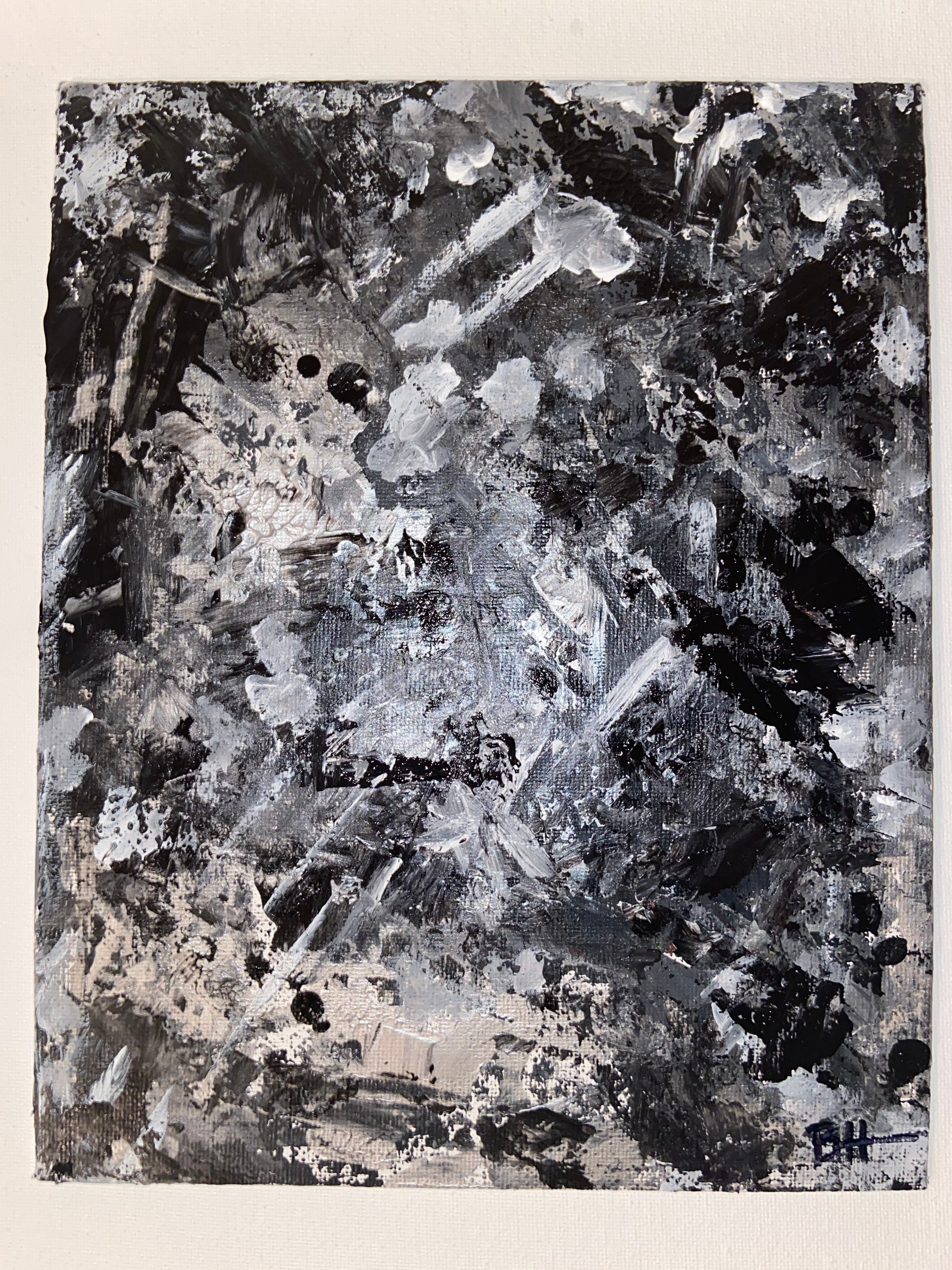 Black and White Abstract to the Moon. - Etsy UK