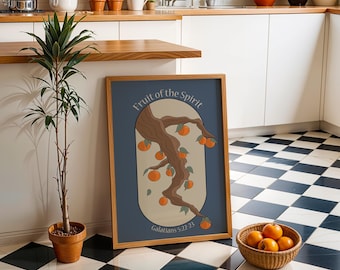 Frucht des Geistes Druck, Bibel Vers Wandkunst (Digitaler Download)