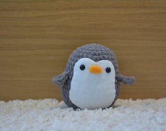 Crochet Penguin Plush - Gift for Kids, Stuffed Animal, Handmade, Amigurumi