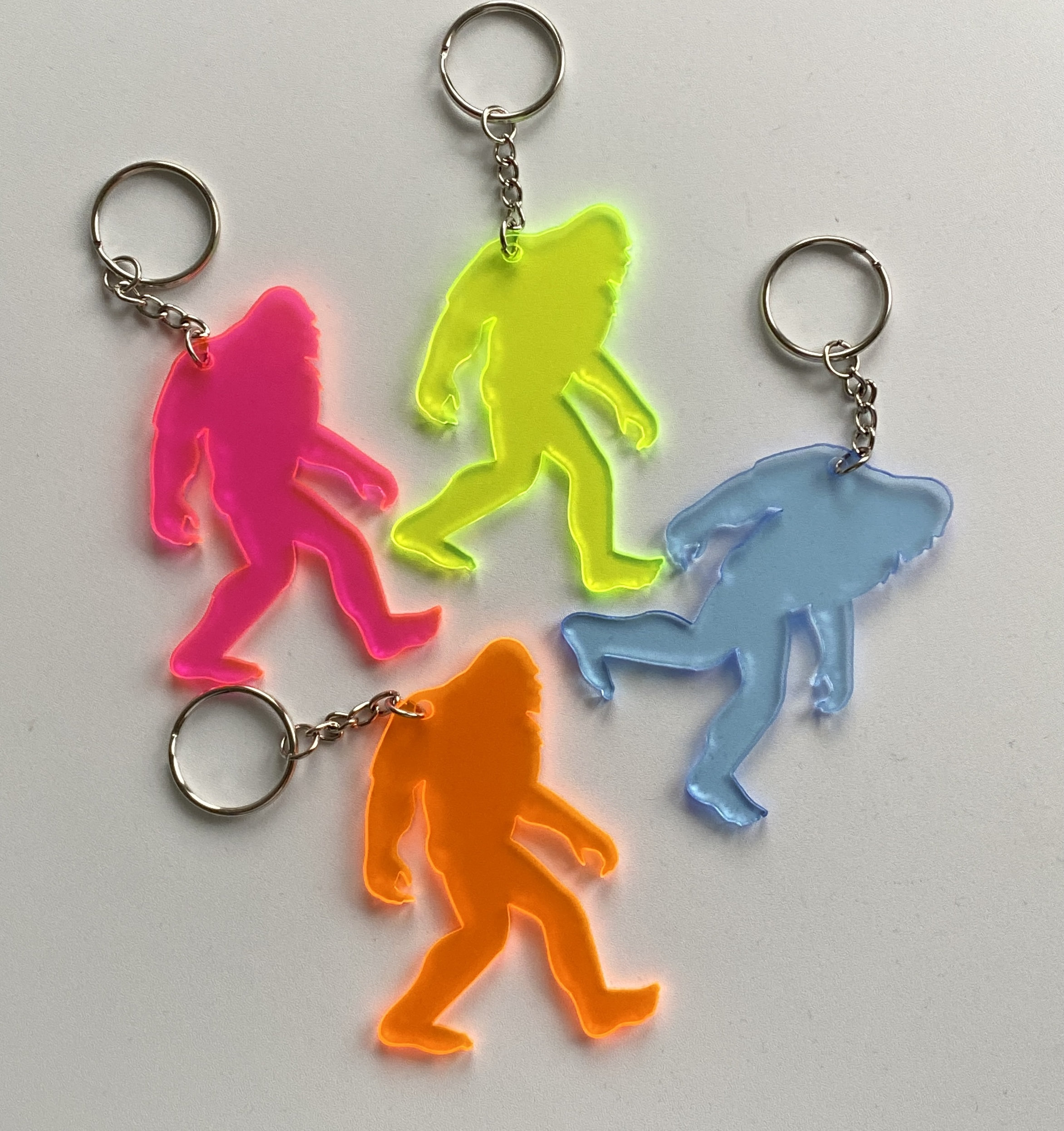 Bigfoot Keychain Sasquatch Keychain Yeti Keychain Adventure Etsy