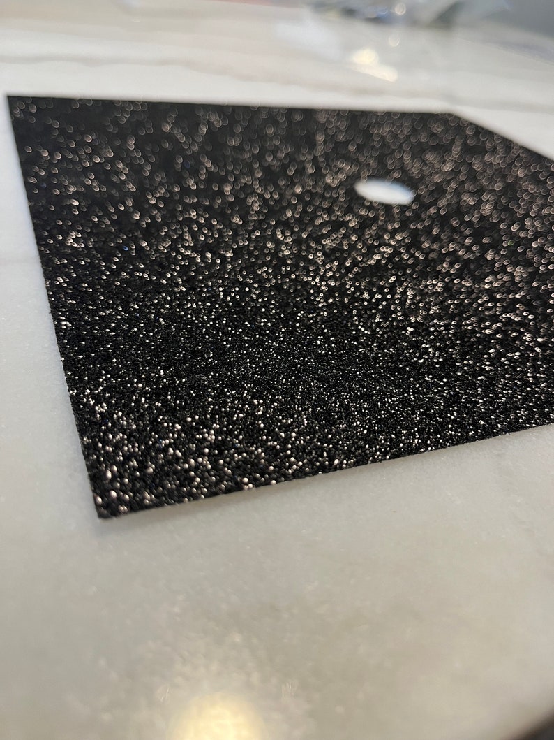 Glitter Cardstock Graduation Cap Topper Base Black Etsy