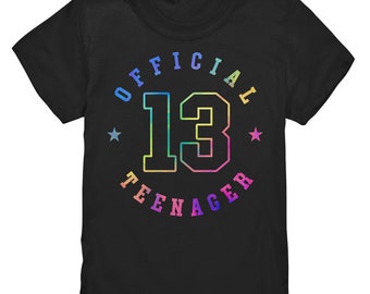 Teenager Dreizehn Jahre alt Mädchen 13. Geburtstag T-Shirt