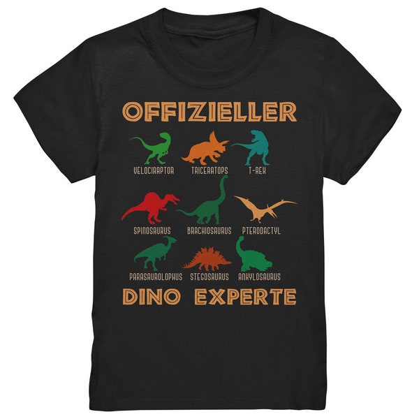 Offizieller Dino Experte Dinosaurier T-Shirt