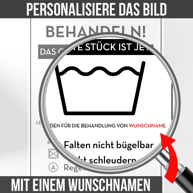 Personalisiertes Geschenk zum 50. Geburtstag Frau Mann Wäsche Lustige Geschenkidee 50 Jahre Geburtstagskarte Witzige Party Deko image 2