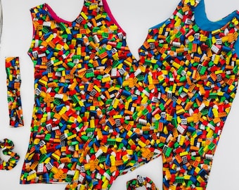 Lego clothes (dungarees, leggings, dresses, shorts)