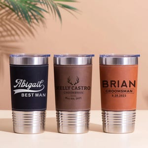 Personalized Tumblers for Men, Groomsmen Gifts Ideas, Best Man Gift, Boyfriend Gift, Bachelor Party Gifts, Husband Gift, Fathers Day Gift
