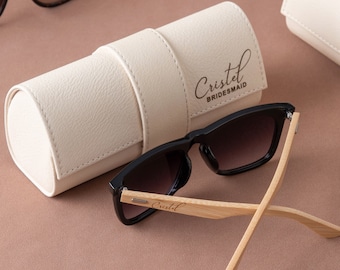 Lunettes de soleil de plage personnalisées avec boîte, lunettes de soleil femme pour fête de mariage, cadeaux d'enterrement de vie de jeune fille, cadeaux de demoiselles d'honneur, cadeau de shower de bébé